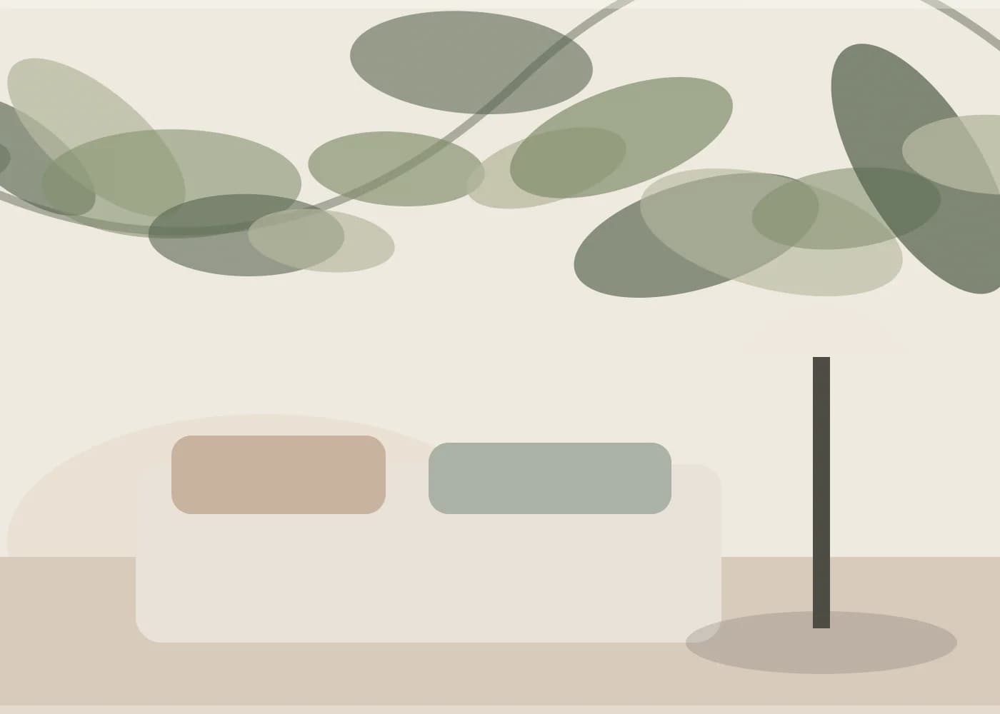 Vrt u sjeni, nijansa Kadulja – ilustrativni prikaz