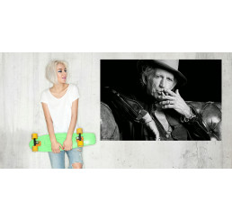 Self adhesive poster print